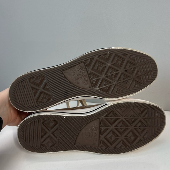 Converse CTAS Metallic Lift Platform Hi Sneakers Size 9 - Picture 8 of 15